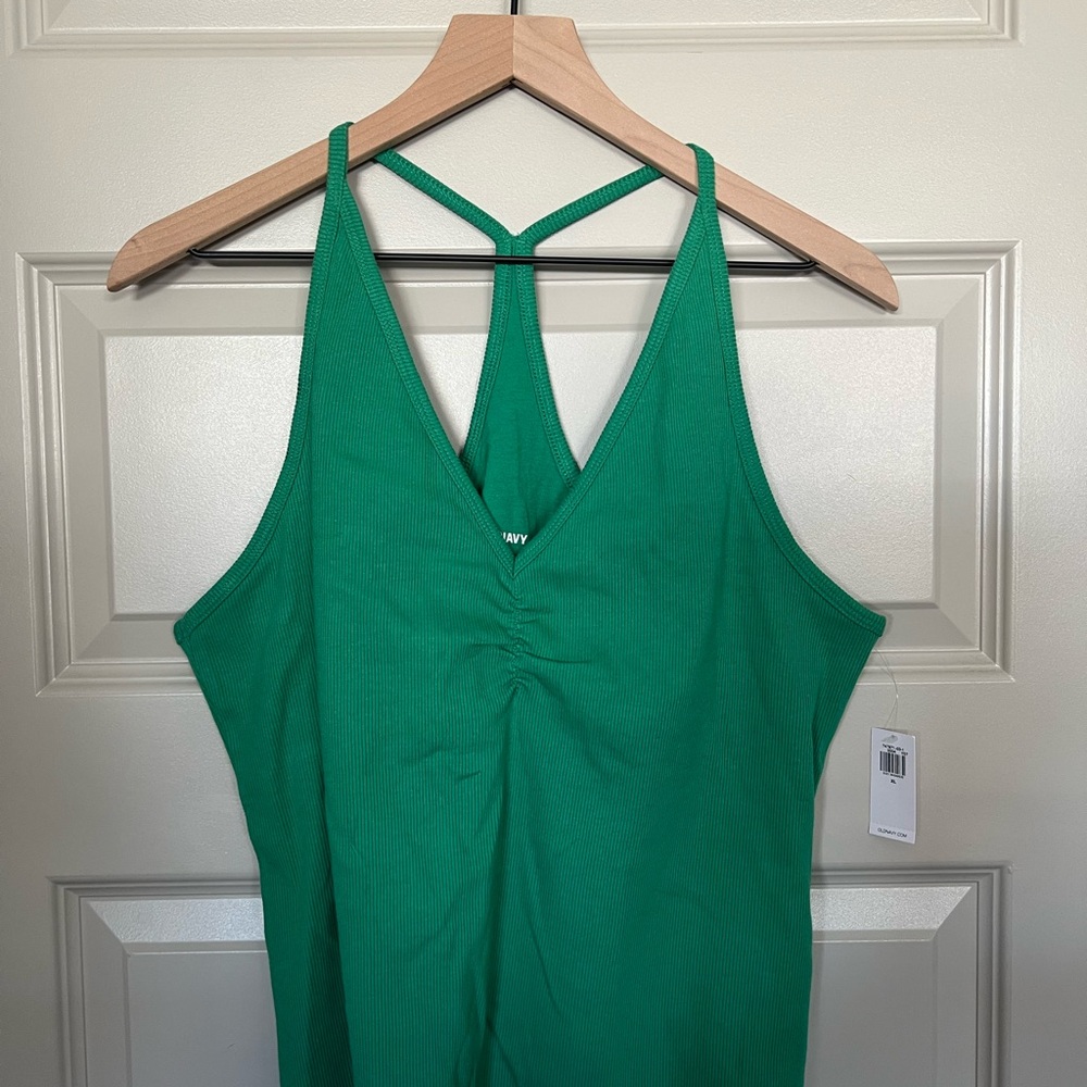 Old Navy Vibrant Green Tank Top